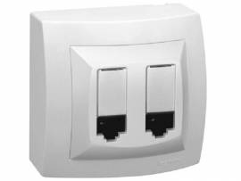 TOMADA SISTEMA X C/ 2 RJ45                  675038