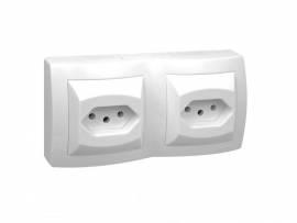 TOMADA SISTEMA X 2P+T 10A PB DUPLA          675062