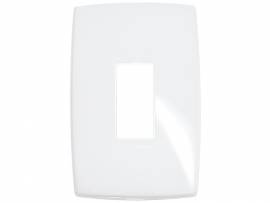 PLACA PIALPLUS GLOSS 2X4 1 MODULO VERT.     618521