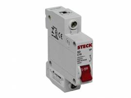 DISJUNTOR MONOF. STECK DIN  16A 3KA C     SDD61C16