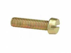 PARAFUSO FENDA BICROM. M6 X 30MM