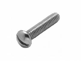 PARAFUSO FENDA INOX 1/4 X 1/2