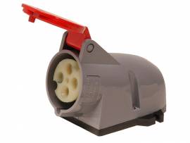 TOMADA STECK SOB. 3P+N+T 16A 380V 6H VM     N-5006