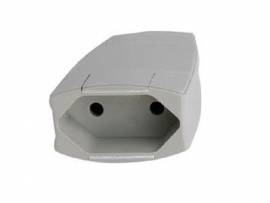 PLUG PIAL FEMEA 2P   10A PB CINZA           615823