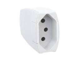 PLUG PIAL FEMEA 2P+T 10A PB BRANCO          615804
