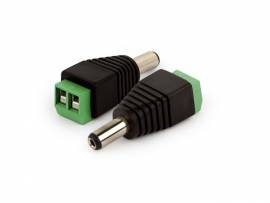 PLUG P4 MACHO 2,1 X 5,5 X 14MM C/BORNE