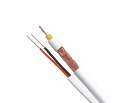 CABO COAXIAL 75 OHMS RFF 4MM + 2X26AWG FLEX. EXT.