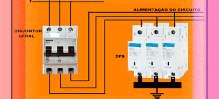Para-raio eletr&ocirc;nico (Dispositivo Protetor de Surto)