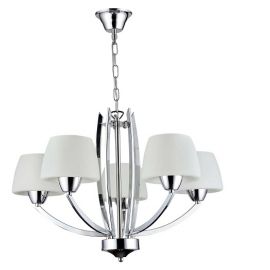 LUSTRE TASCHIBRA GAIA 5 X E27 CROMADO