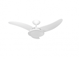 VENTILADOR TRON ITAPARICA MAX LED BR 3 PAS BRANCO