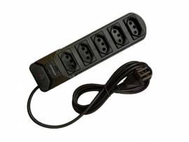 REGUA PROTETORA ANTI RAIO 5 TOM E-PROTECTOR MP-50X