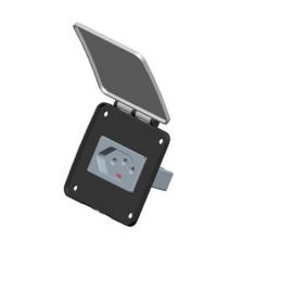 TOMADA EMB. STECK 2P+T 10A CZ C/FIO