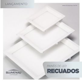 PAINEL BLUMENAU RECUADO LED EMB QUAD 15W 4100K  80644104