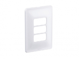 PLACA ZEFFIA 2X4 3 MODULOS C/SUPORTE        680183