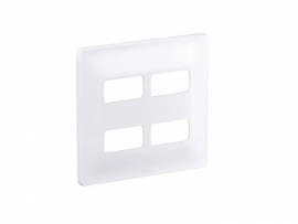 PLACA ZEFFIA 4X4 2+2 MODULOS SEP. C/SUPORTE 680175