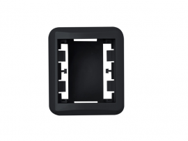 CAIXA DE SOBREPOR PEZZI 2 MOD PRETO        50920-2