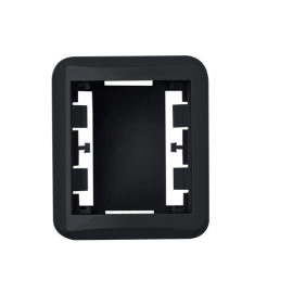 CAIXA DE SOBREPOR PEZZI 2 MOD PRETO        50920-2