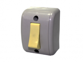 INTERRUPTOR SOB. PEZZI 1TS CINZA            201L-3