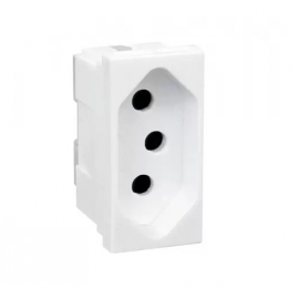 TOMADA PEZZI 2P+T 10A PB MODULAR BC          50036