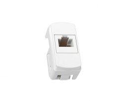 TOMADA MILUZ RJ45 CAT 5E BR               S3B74100