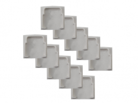 TAMPA PERFIL BLUMENAU LINE BRANCO 23MM SOB