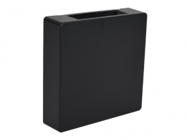 ARANDELA BLUMENAU CLEAN LED 3W PRETO 3000K