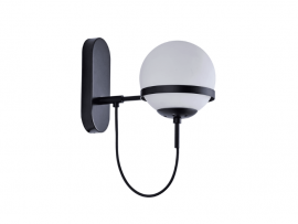 ARANDELA NORDECOR KORI E27 PRETO