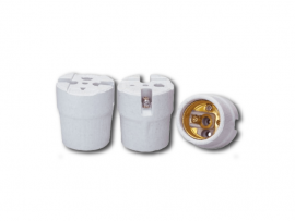 RECEPTACULO DECORLUX PORCELANA E27 GLOBO    MT2213