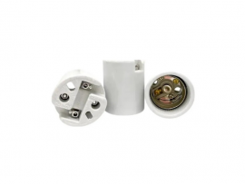 RECEPTACULO DECORLUX PORCELANA E40          MT2403