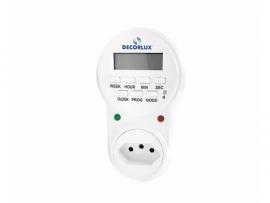 TIMER DIGITAL DECORLUX 10A BIVOLT           TE2163