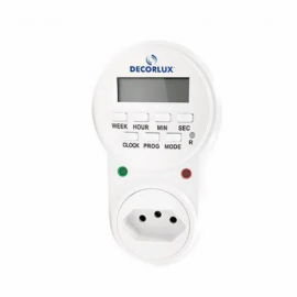 TIMER DIGITAL DECORLUX 10A BIVOLT           TE2163