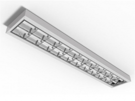 LUMINARIA LUMEPETRO SOB 2 X 600MM ALET POL  133109