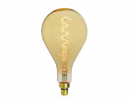 LAMPADA LED FILAMENTO  GIANT GOTA 4W BIV.    AMBAR