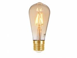 LAMPADA LED FILAMENTO  ST64 TASCHIBRA 4W     AMBAR