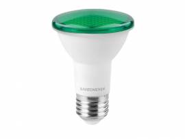 LAMPADA PAR20 SAVE ENERGY LED 4,8W E27      VERDE