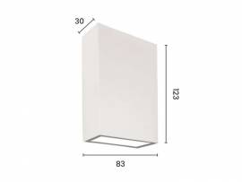 ARANDELA ASTRALED APUS 4W BRANCO   3000K   AD-4004