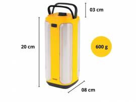 LANTERNA LAMPIAO LED RECARREGAVEL CAMPING VONDER