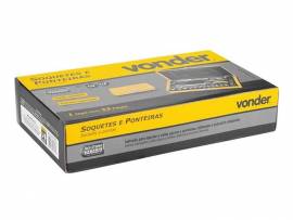 JOGO DE SOQUETES VONDER 1/4 33 PCS 4,0 A 13,0MM