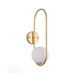 ARANDELA NORDECOR WAHA E27 DOURADO            2284