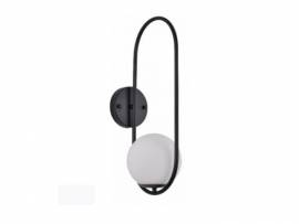 ARANDELA NORDECOR WAHA E27 PRETO              2285