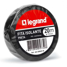 FITA ISOLANTE PIAL LEGRAND  20M PRETA