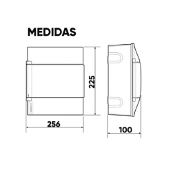 CAIXA SOB. PIAL PROTECTBOX   8 DISJ. BR     134108