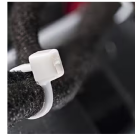 ABRACADEIRA NYLON BRANCA T-18R 100MM X2.5MM C/100