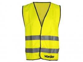 COLETE REFLETIVO AMARELO FLUORESCENTE VONDER