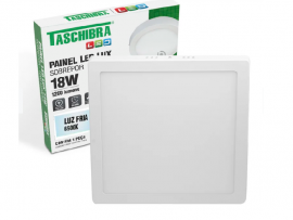 PAINEL TASCHIBRA LYS LED SOB QUAD 18W 6500K