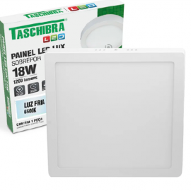 PAINEL TASCHIBRA LYS LED SOB QUAD 18W 6500K