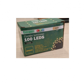 PISCA NATAL TASCHIBRA 100 LEDS ESTATATICO VD 3000K