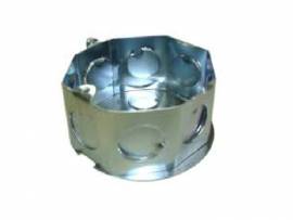 CAIXA 4X4 FERRO OCTAGONAL GALV. FUNDO SIMP.  F.M.S