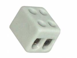 CONECTOR DECORLUX PORCELANA BIPOLAR  50A    CP1023