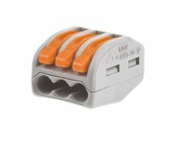 EMENDA WAGO TIPO 222-413 3 CONDUTORES 4,0MM